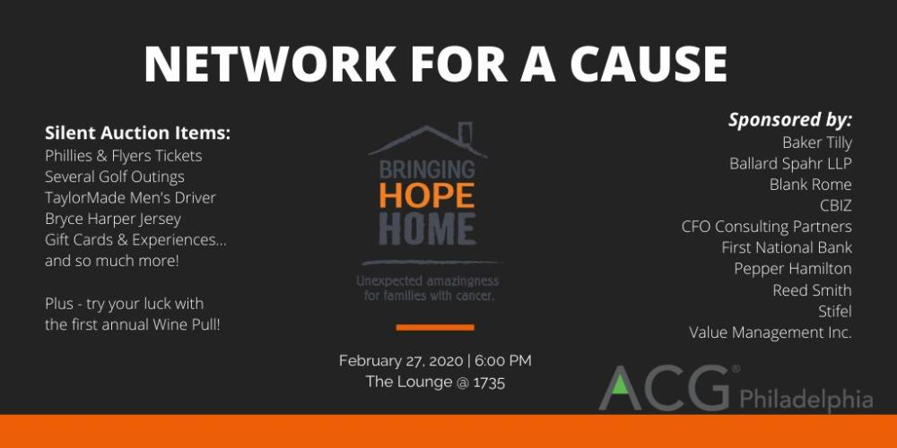 Network for a Cause 2020 ACG Philadelphia